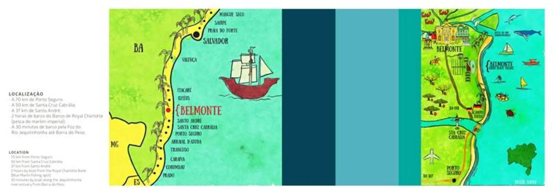 Lote de Condomínio à venda e para alugar em Belmonte - BA - imagem 3 Foto 3 de Lote de Condomínio à venda e para alugar em Belmonte - BA