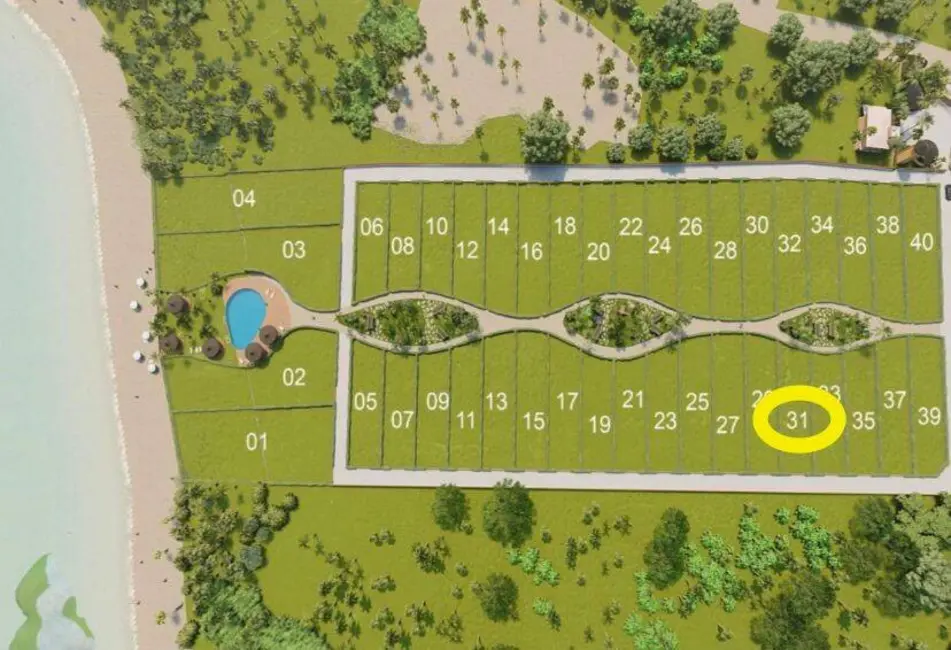 Foto 2 de Terreno / Lote à venda, 595m2 em Marau - BA