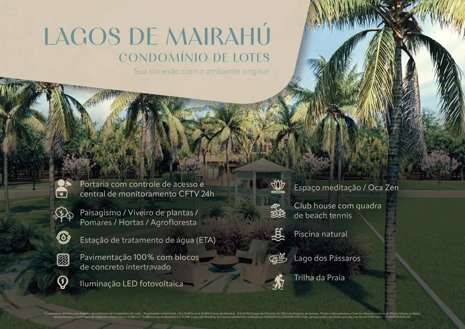 Foto 2 de Lote de Condomínio à venda, 600m2 em Marau - BA