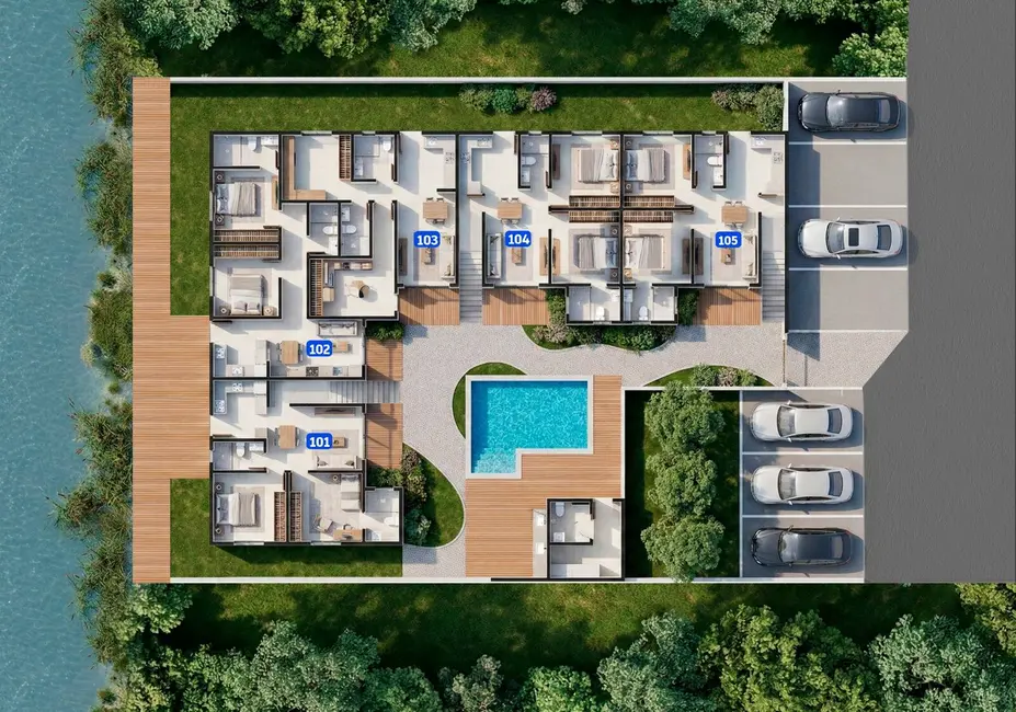 Cobertura com 2 quartos à venda, 50m2 em Marau - BA - imagem 4 Foto 4 de Cobertura com 2 quartos à venda, 50m2 em Marau - BA