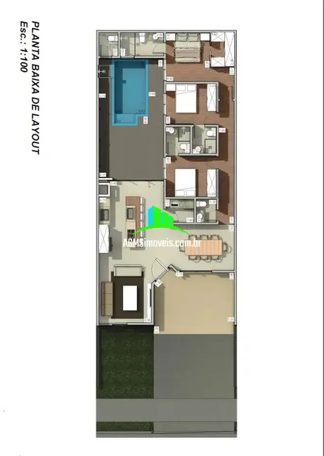 Casa de Condomínio com 3 quartos à venda, 207m2 em Wanel Ville, Sorocaba - SP - imagem 4 Foto 4 de Casa de Condomínio com 3 quartos à venda, 207m2 em Wanel Ville, Sorocaba - SP