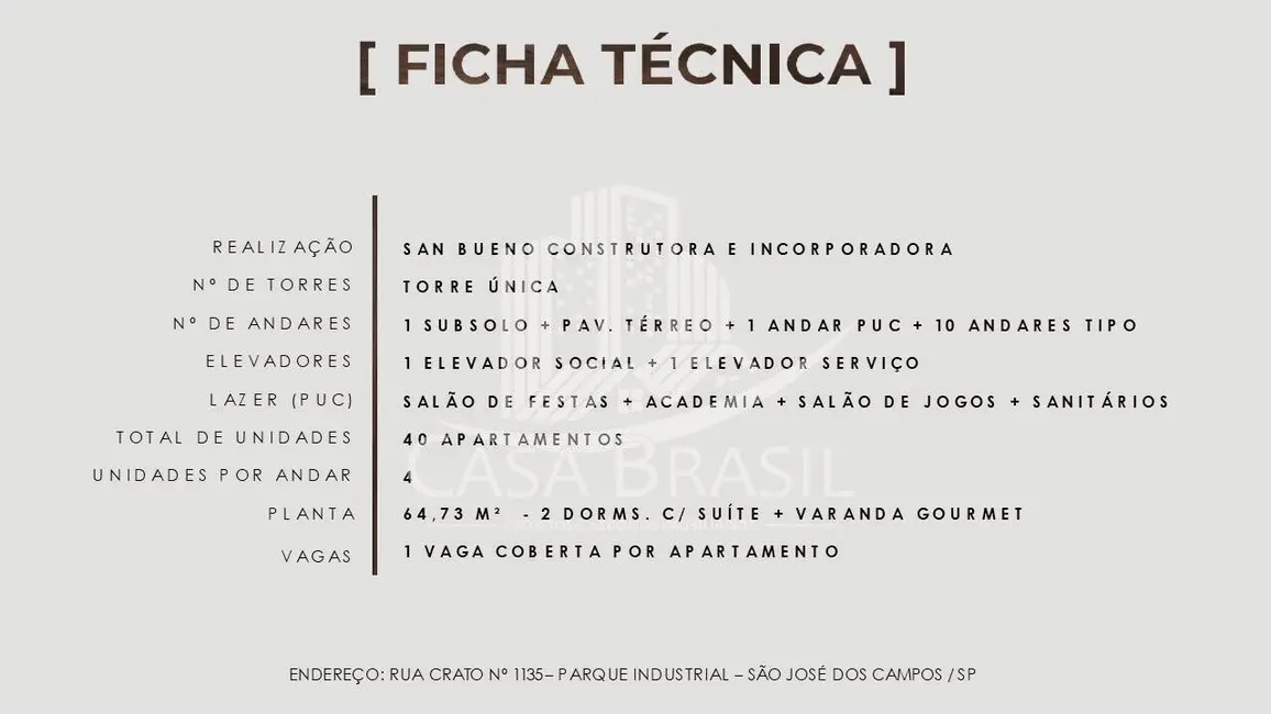 Foto 3 de Apartamento com 2 quartos à venda, 65m2 em Sao Jose Dos Campos - SP