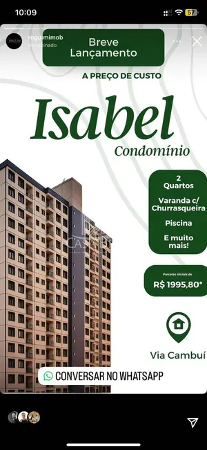 Foto 1 de Apartamento com 2 quartos à venda, 55m2 em Sao Jose Dos Campos - SP