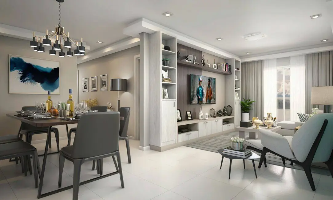 Apartamento com 2 quartos à venda, 84m2 em Praia Grande - SP - imagem 3 Foto 3 de Apartamento com 2 quartos à venda, 84m2 em Praia Grande - SP