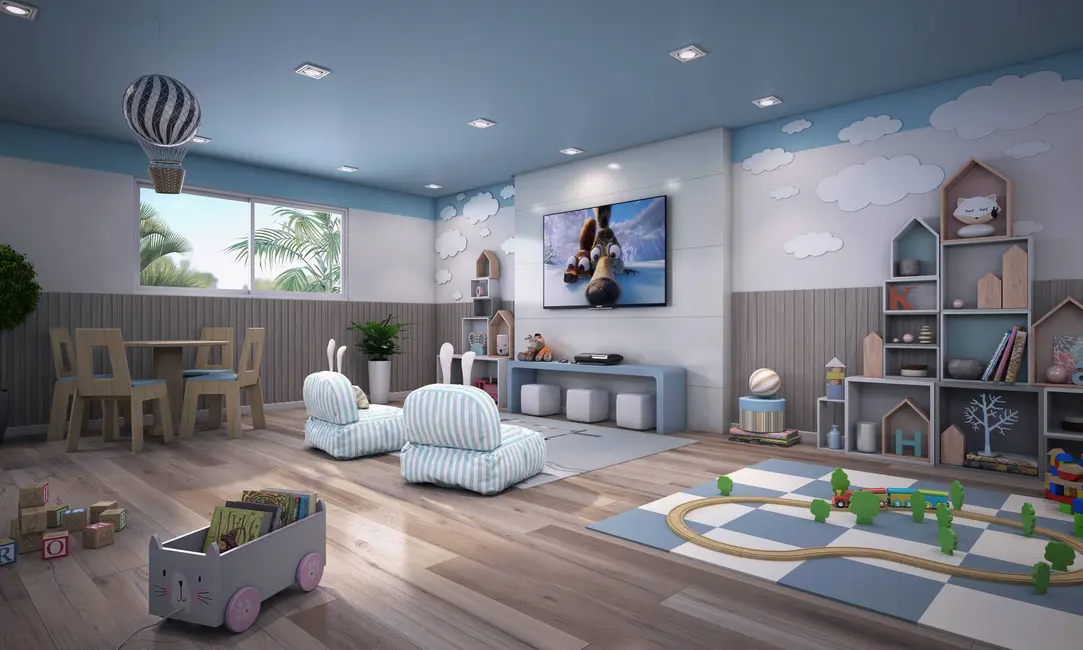 Foto 6 de Apartamento com 2 quartos à venda, 80m2 em Boqueirão, Praia Grande - SP