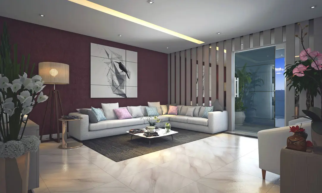 Foto 5 de Apartamento com 2 quartos à venda, 80m2 em Boqueirão, Praia Grande - SP