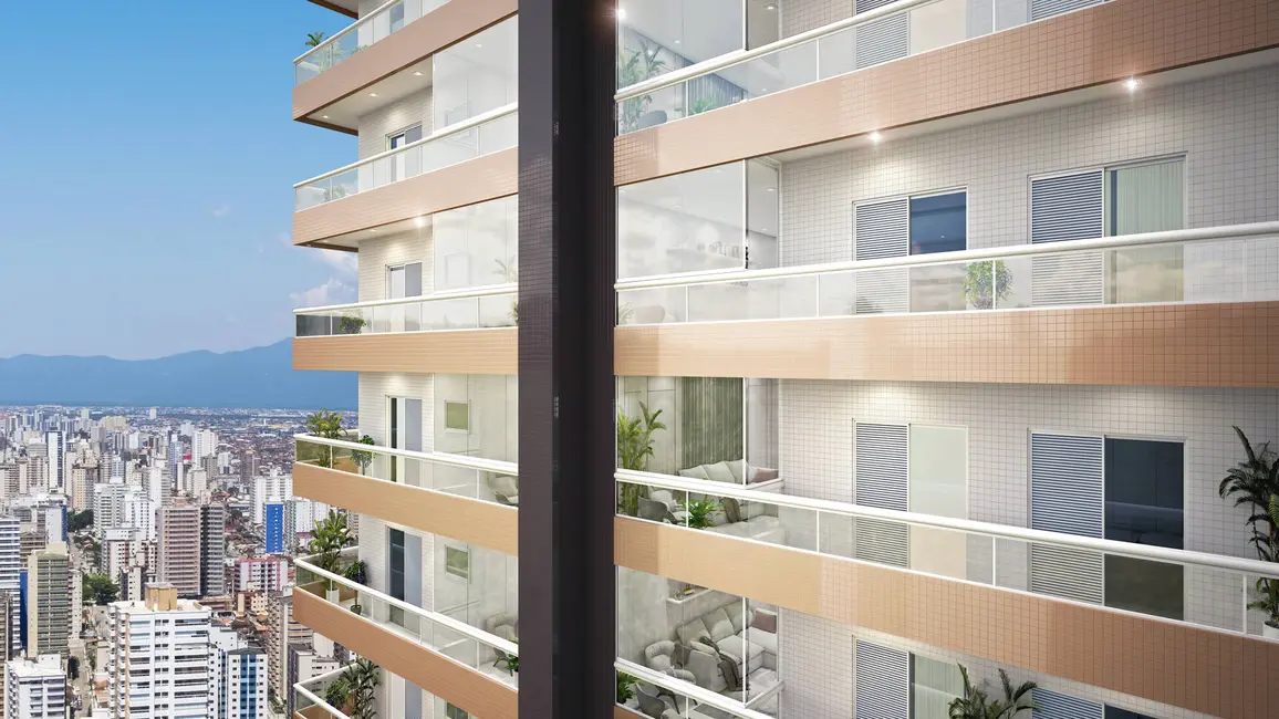 Foto 4 de Apartamento com 2 quartos à venda, 80m2 em Boqueirão, Praia Grande - SP