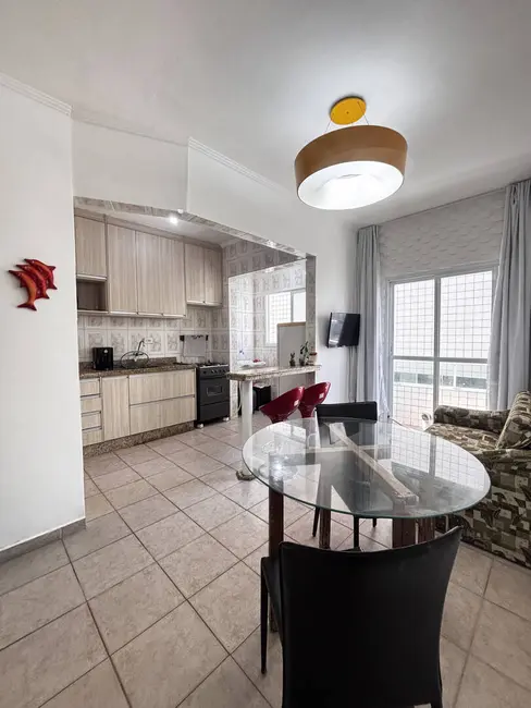 Foto 1 de Apartamento com 1 quarto à venda, 40m2 em Mirim, Praia Grande - SP