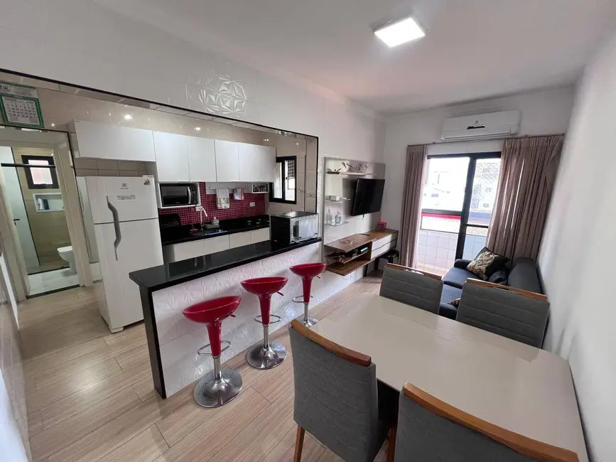 Foto 3 de Apartamento com 1 quarto à venda em Tupi, Praia Grande - SP