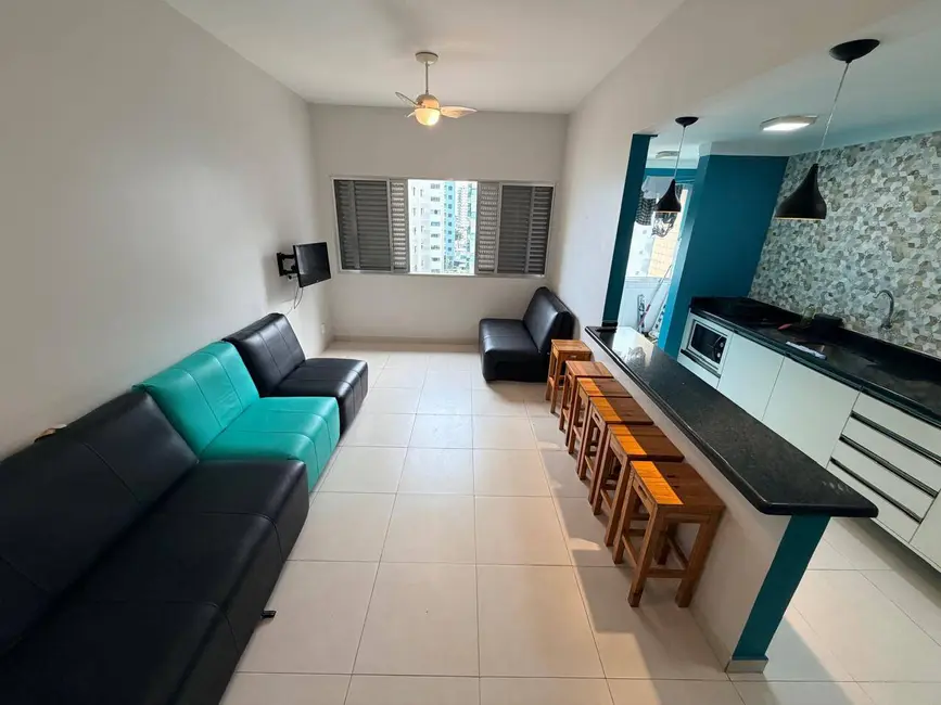 Foto 3 de Apartamento com 1 quarto à venda em Tupi, Praia Grande - SP