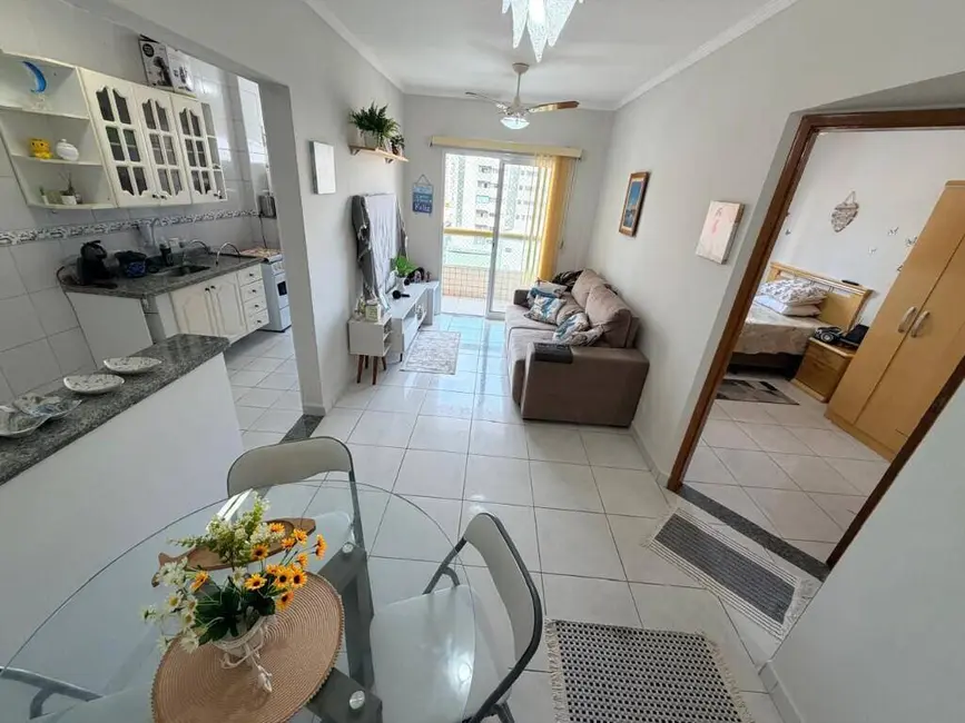 Foto 2 de Apartamento com 1 quarto à venda em Tupi, Praia Grande - SP