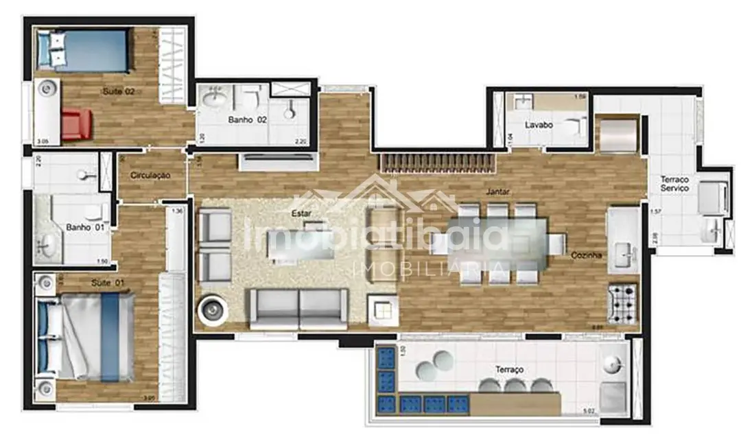 Foto 3 de Apartamento com 2 quartos à venda, 86m2 em Vila Andrade, São Paulo - SP