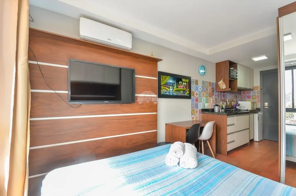 Apartamento com 1 quarto à venda, 17m2 em Centro, Curitiba - PR - imagem 4 Foto 4 de Apartamento com 1 quarto à venda, 17m2 em Centro, Curitiba - PR