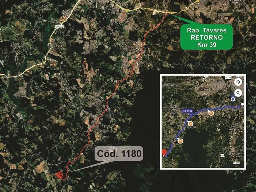 Foto 3 de Sítio / Rancho com 3 quartos à venda em Cachoeira, Cotia - SP