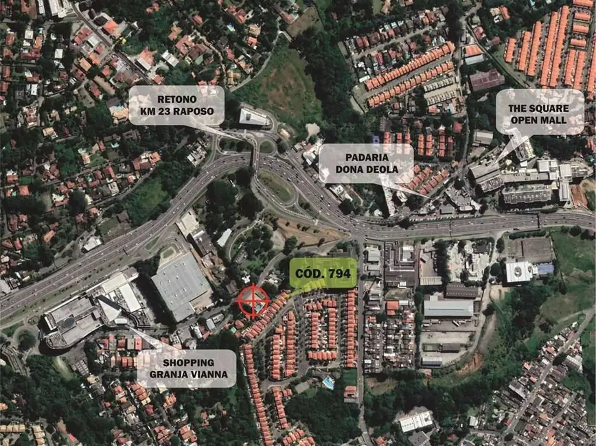 Foto 2 de Sala Comercial à venda, 1566m2 em Jardim Lambreta, Cotia - SP