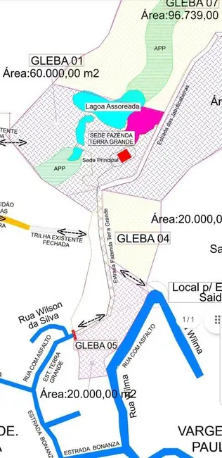 Terreno / Lote à venda, 20000m2 em Vargem Grande Paulista - SP - imagem 3 Foto 3 de Terreno / Lote à venda, 20000m2 em Vargem Grande Paulista - SP