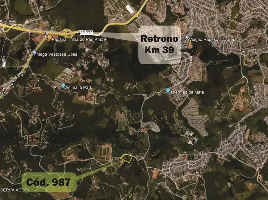 Foto 2 de Terreno / Lote à venda em Taboleiro Verde, Cotia - SP
