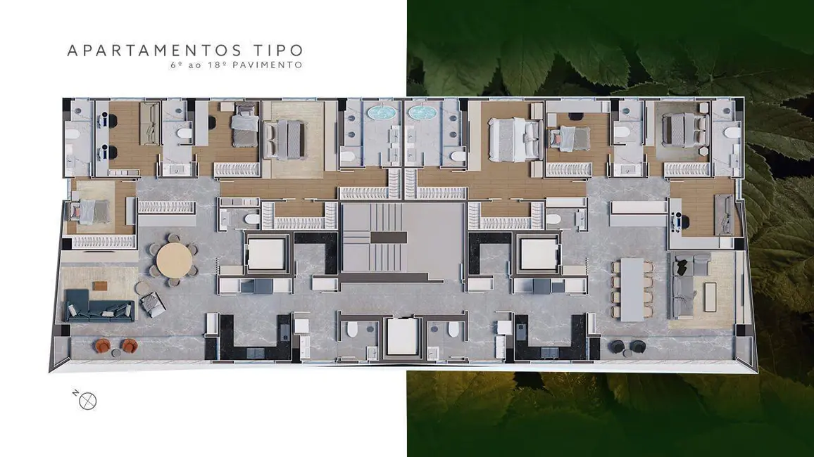 Foto 2 de Apartamento com 4 quartos à venda, 160m2 em Santa Lúcia, Belo Horizonte - MG