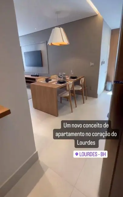 Foto 4 de Kitnet com 1 quarto à venda, 40m2 em Lourdes, Belo Horizonte - MG