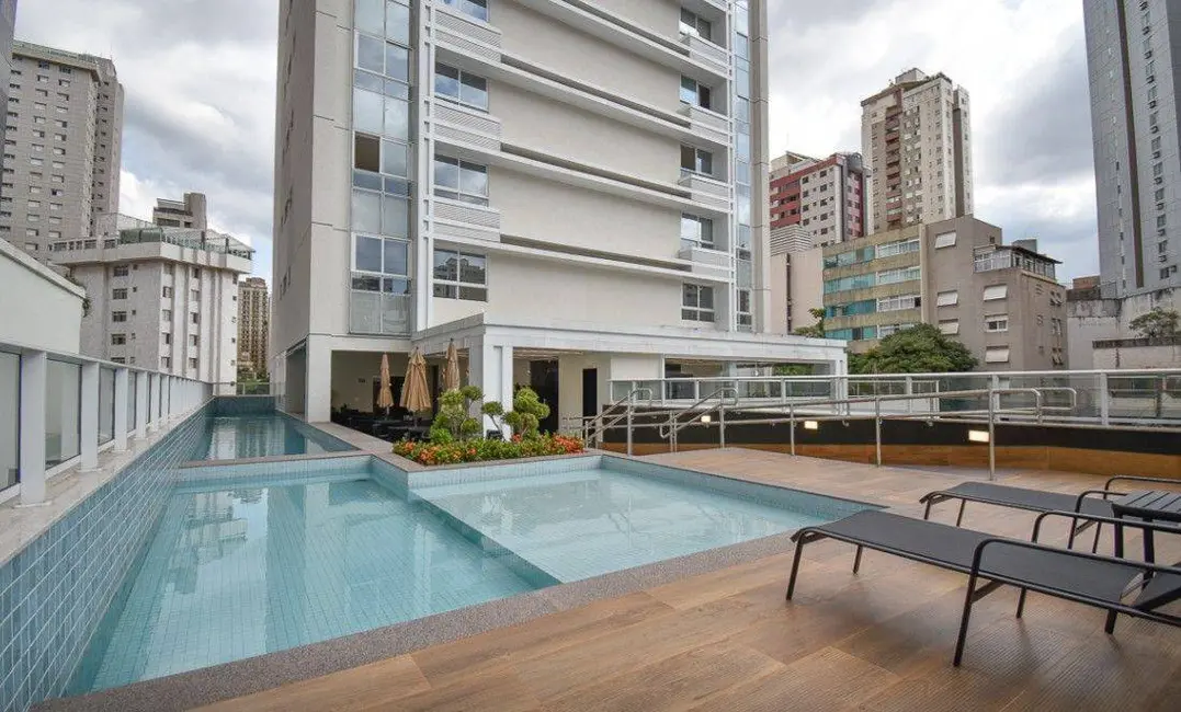 Foto 1 de Kitnet com 1 quarto à venda, 46m2 em Lourdes, Belo Horizonte - MG