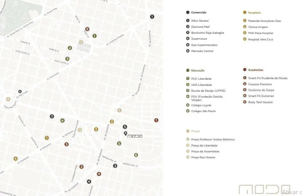 Foto 4 de Kitnet com 1 quarto à venda, 23m2 em Cidade Jardim, Belo Horizonte - MG