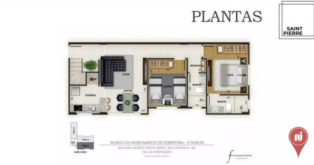 Cobertura com 3 quartos à venda, 126m2 em Buritis, Belo Horizonte - MG - imagem 2 Foto 2 de Cobertura com 3 quartos à venda, 126m2 em Buritis, Belo Horizonte - MG