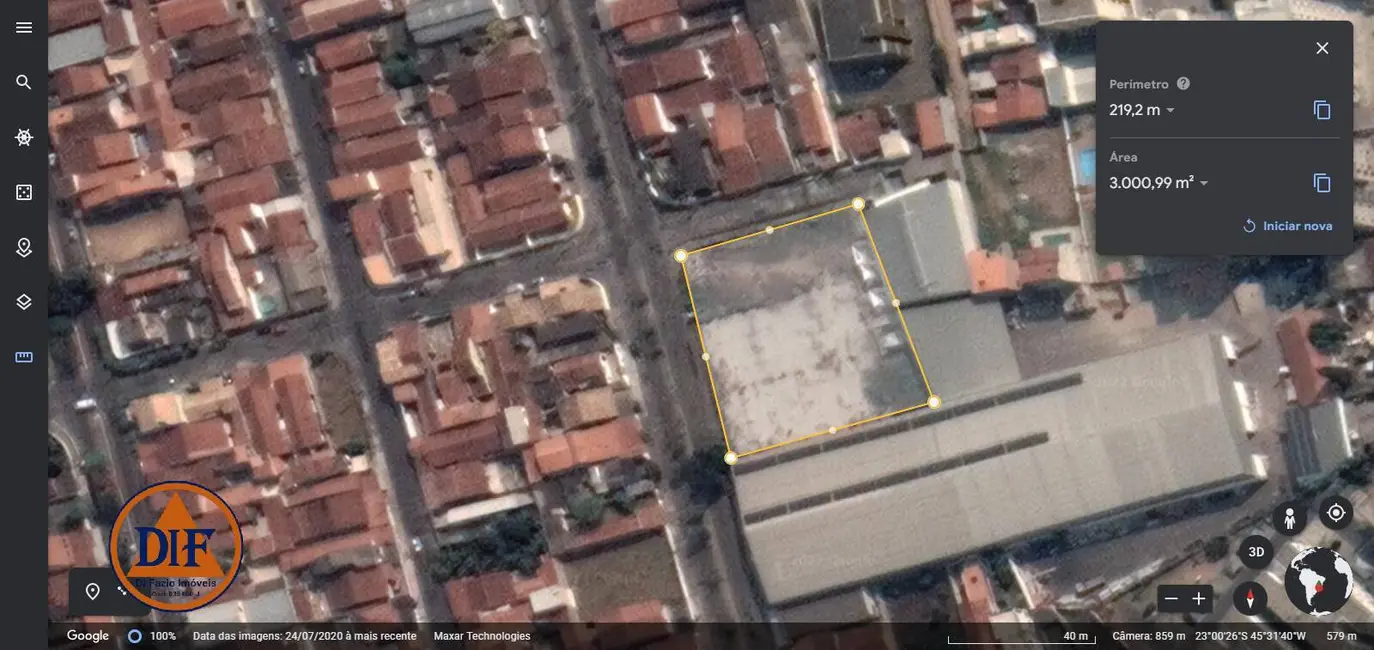 Foto 3 de Terreno / Lote à venda, 3000m2 em Jardim Gurilândia, Taubate - SP