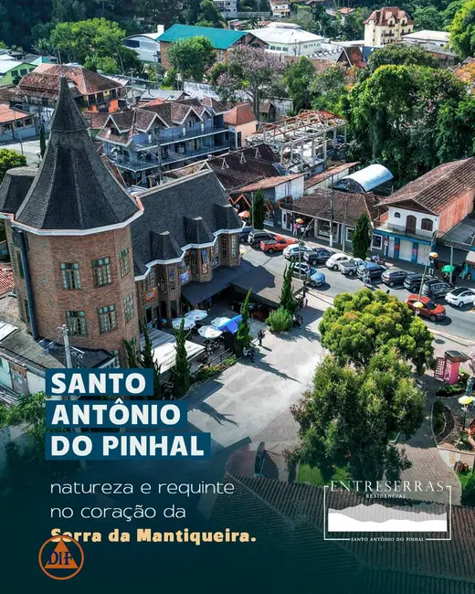 Foto 1 de Terreno / Lote à venda, 1000m2 em Santo Antonio Do Pinhal - SP