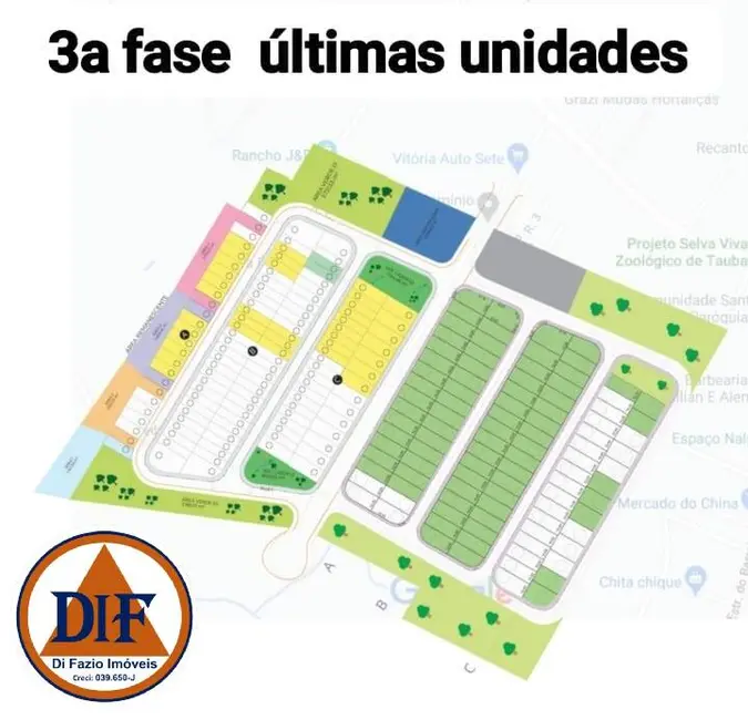 Foto 1 de Terreno / Lote à venda, 250m2 em Barreiro, Taubate - SP