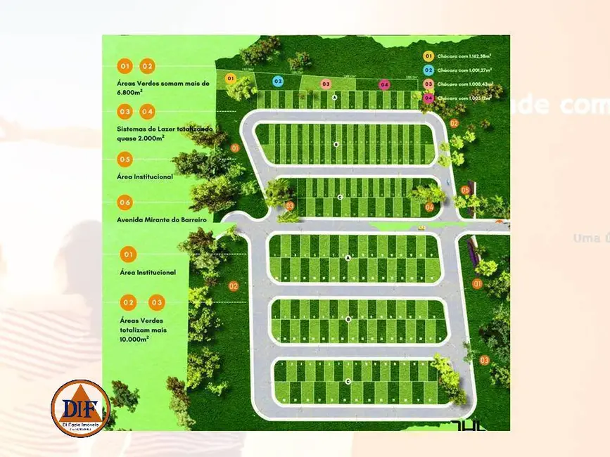 Foto 3 de Terreno / Lote à venda, 250m2 em Barreiro, Taubate - SP