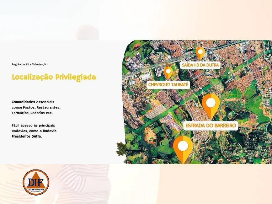 Foto 5 de Terreno / Lote à venda, 250m2 em Barreiro, Taubate - SP