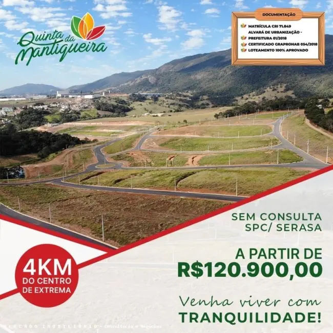 Foto 2 de Terreno / Lote à venda, 250m2 em Vargem - SP