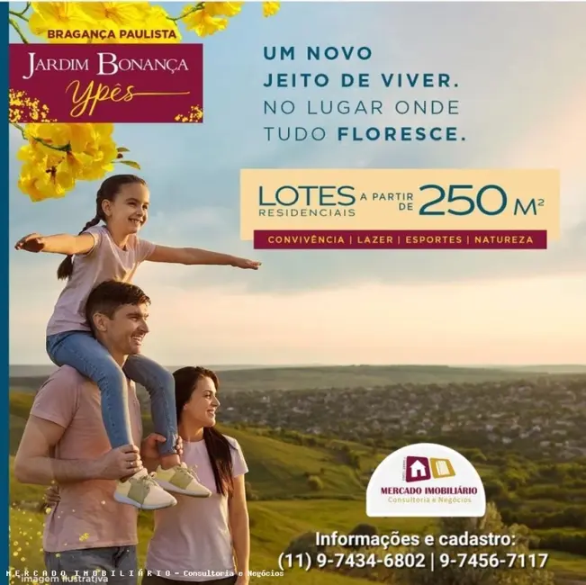 Foto 1 de Terreno / Lote à venda, 250m2 em Braganca Paulista - SP