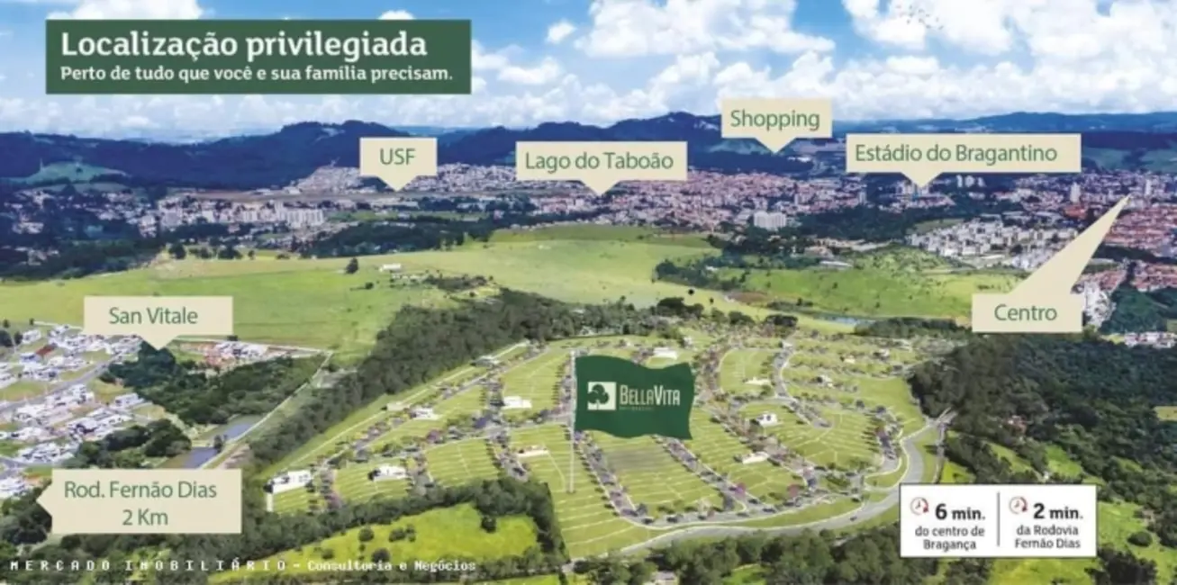 Foto 6 de Terreno / Lote à venda, 250m2 em Residencial das Ilhas, Braganca Paulista - SP