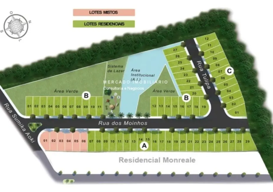 Foto 2 de Terreno / Lote à venda, 140m2 em Braganca Paulista - SP