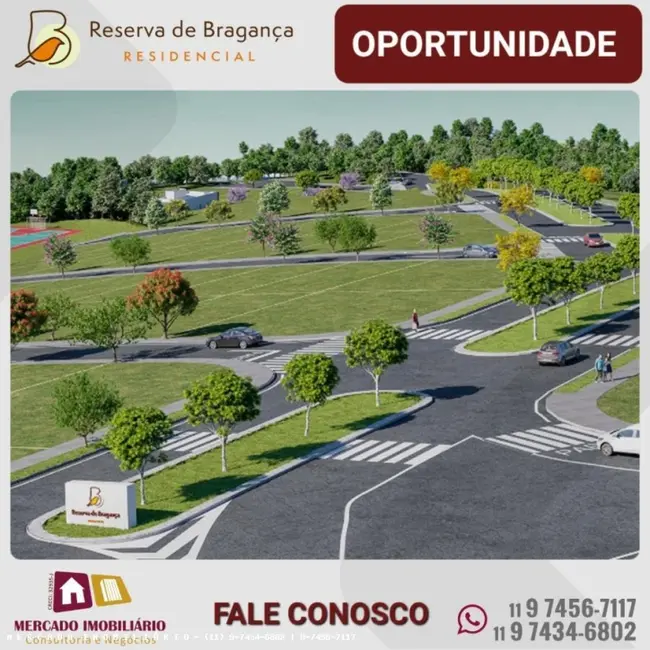 Foto 1 de Terreno / Lote à venda, 250m2 em Braganca Paulista - SP