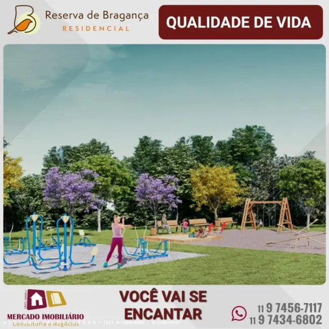 Foto 4 de Terreno / Lote à venda, 250m2 em Braganca Paulista - SP