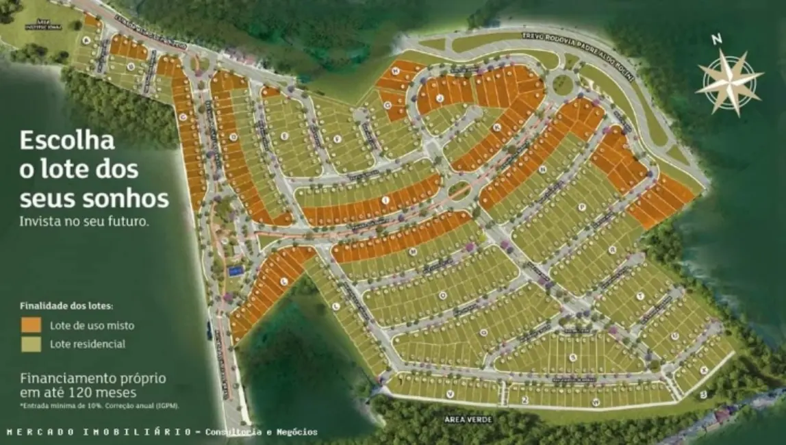 Foto 3 de Terreno / Lote à venda, 250m2 em Residencial das Ilhas, Braganca Paulista - SP