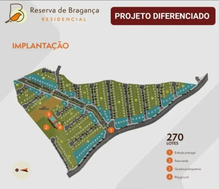 Foto 6 de Terreno / Lote à venda, 250m2 em Braganca Paulista - SP