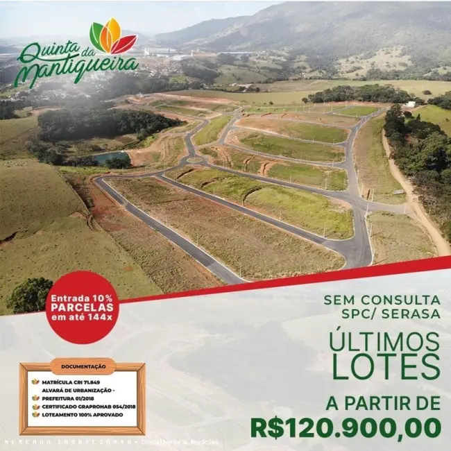 Foto 5 de Terreno / Lote à venda, 250m2 em Vargem - SP