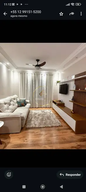 Foto 2 de Apartamento com 3 quartos à venda, 83m2 em Pagador de Andrade, Jacarei - SP