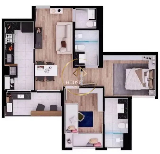 Apartamento com 2 quartos para alugar, 68m2 em Loteamento Villa Branca, Jacarei - SP - imagem 5 Foto 5 de Apartamento com 2 quartos para alugar, 68m2 em Loteamento Villa Branca, Jacarei - SP