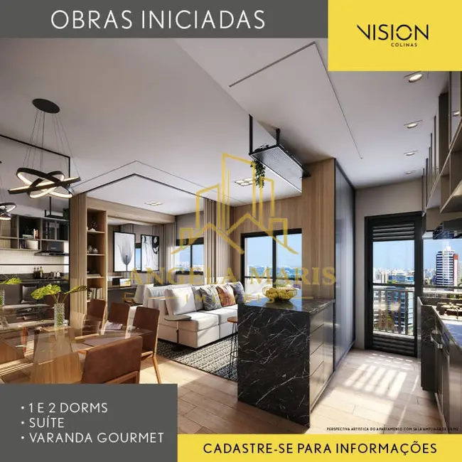 Foto 1 de Apartamento com 2 quartos à venda, 59m2 em Sao Jose Dos Campos - SP