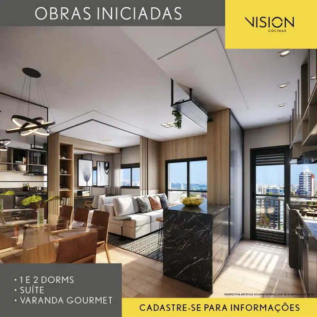 Foto 1 de Apartamento com 2 quartos à venda, 59m2 em Sao Jose Dos Campos - SP