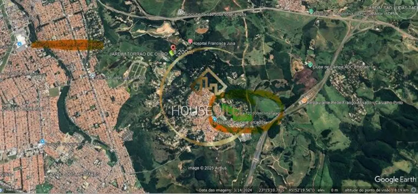 Foto 2 de Terreno / Lote à venda, 120750m2 em Sao Jose Dos Campos - SP