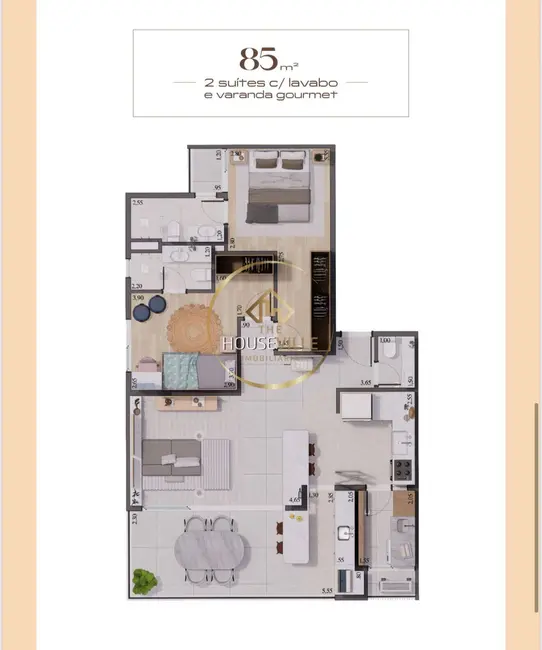 Foto 5 de Apartamento com 2 quartos à venda, 75m2 em Sao Jose Dos Campos - SP
