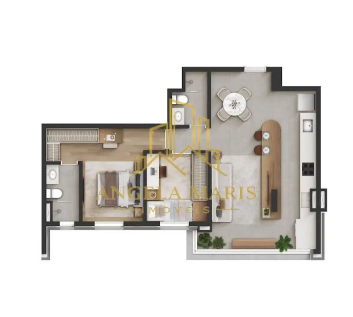 Apartamento com 2 quartos à venda, 61m2 em Sao Jose Dos Campos - SP - imagem 8 Foto 8 de Apartamento com 2 quartos à venda, 61m2 em Sao Jose Dos Campos - SP