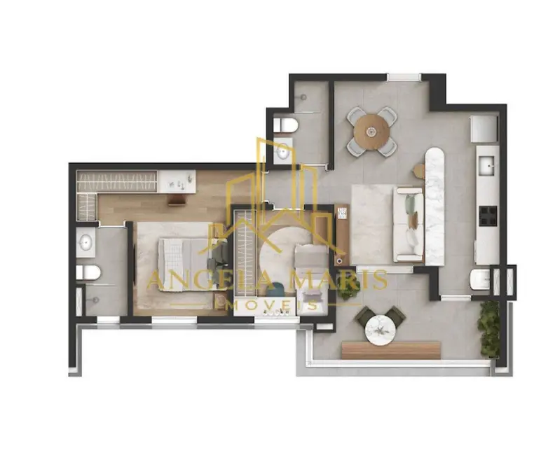Apartamento com 2 quartos à venda, 61m2 em Sao Jose Dos Campos - SP - imagem 9 Foto 9 de Apartamento com 2 quartos à venda, 61m2 em Sao Jose Dos Campos - SP