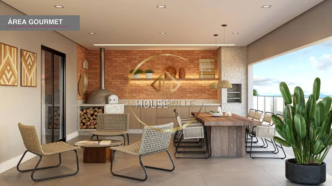 Foto 6 de Apartamento com 1 quarto à venda, 54m2 em Indaiá, Caraguatatuba - SP