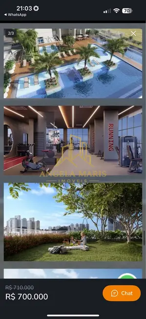 Foto 3 de Apartamento com 1 quarto à venda, 51m2 em Sao Jose Dos Campos - SP